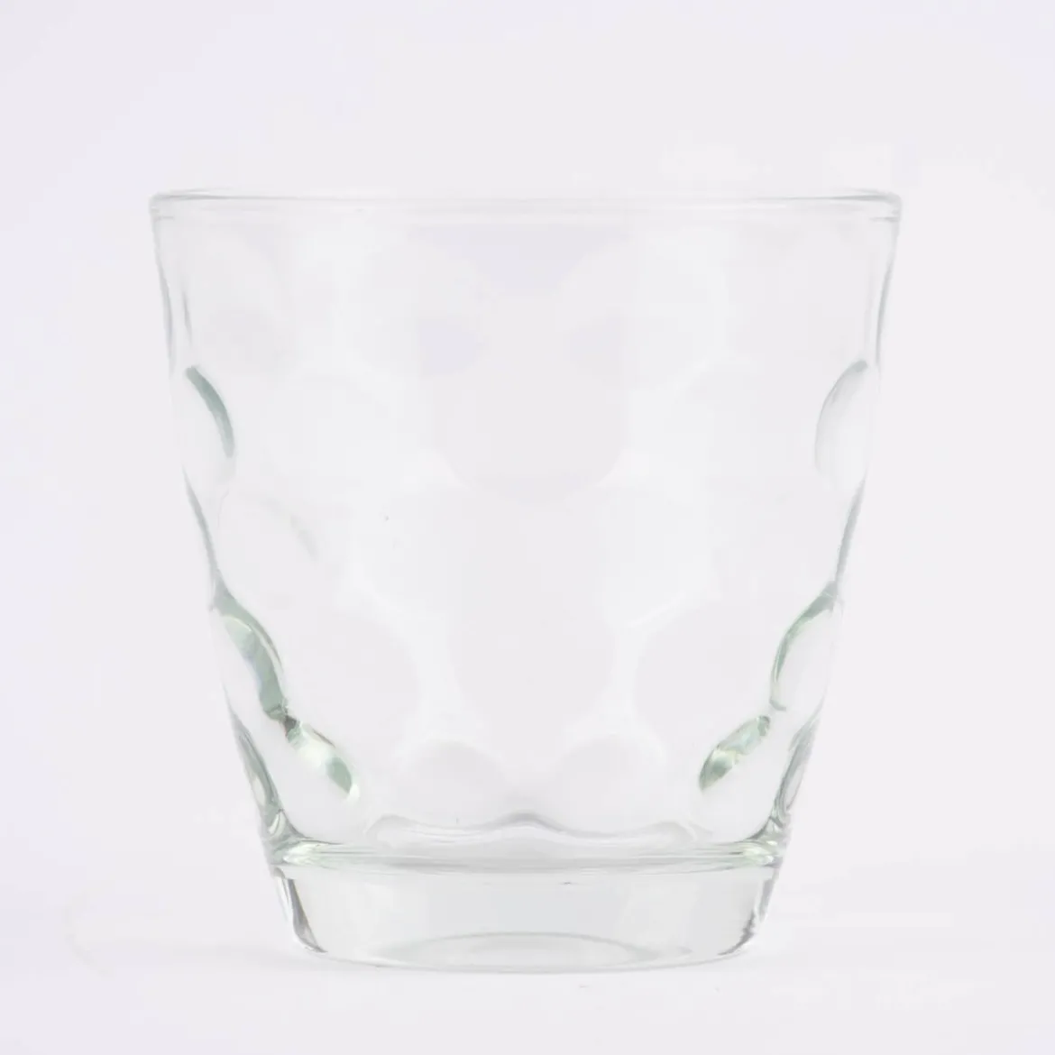 Windlicht Teelicht Trinkglas Dots Glas farblos 9x8,5cm