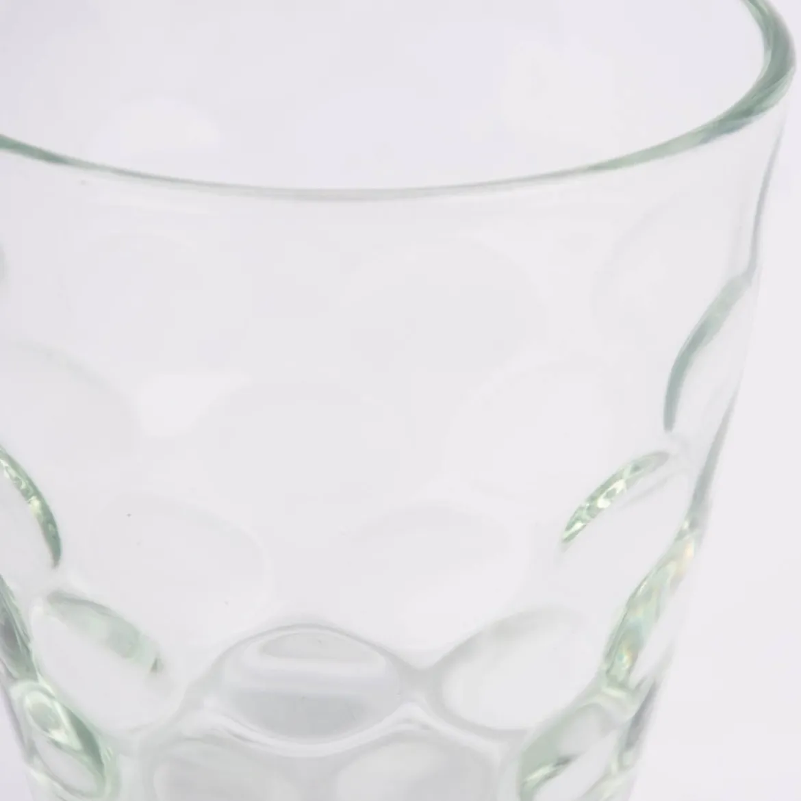 Windlicht Teelicht Trinkglas Dots Glas farblos 9x8,5cm