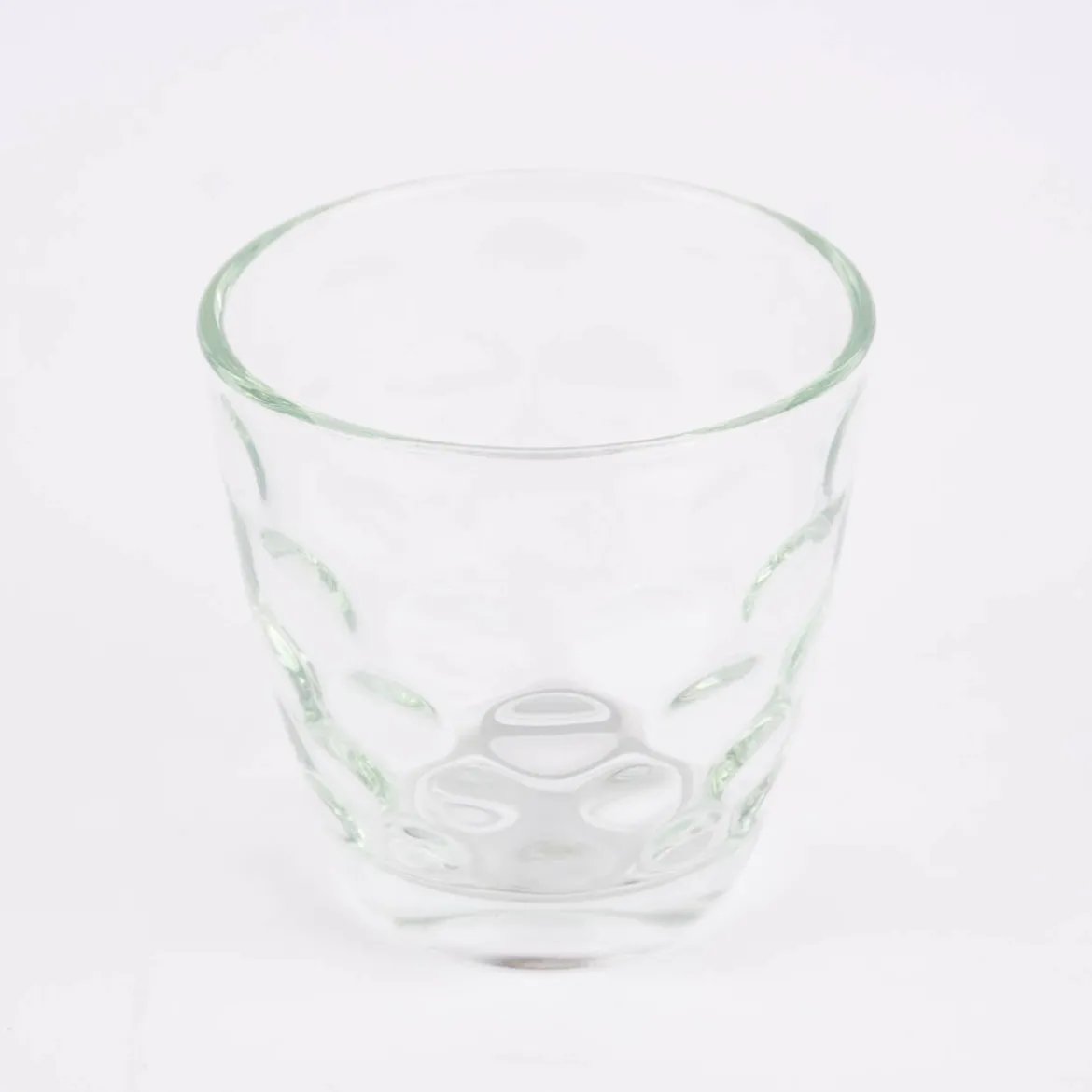 Windlicht Teelicht Trinkglas Dots Glas farblos 7,5x7,5cm
