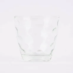 Windlicht Teelicht Trinkglas Dots Glas farblos 7,5x7,5cm