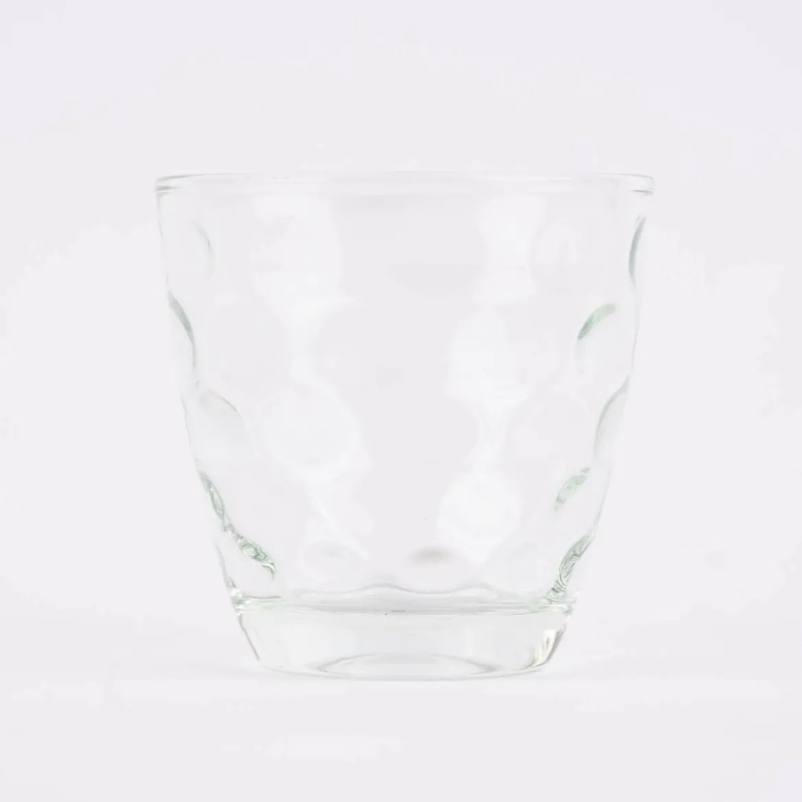 Windlicht Teelicht Trinkglas Dots Glas farblos 7,5x7,5cm