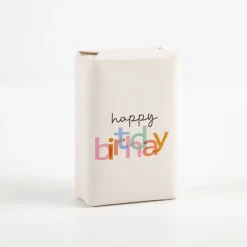 Wohlfühl-Handseife Happy Birthday 100g mit Honig & Rosmarin von Grafik Werkstatt