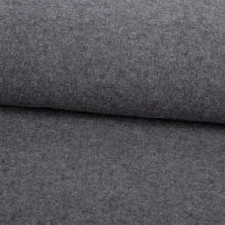 Wollstoff Walkloden aus reiner Schurwolle 410g/qm uni hellgrau 140cm Stoffbreite