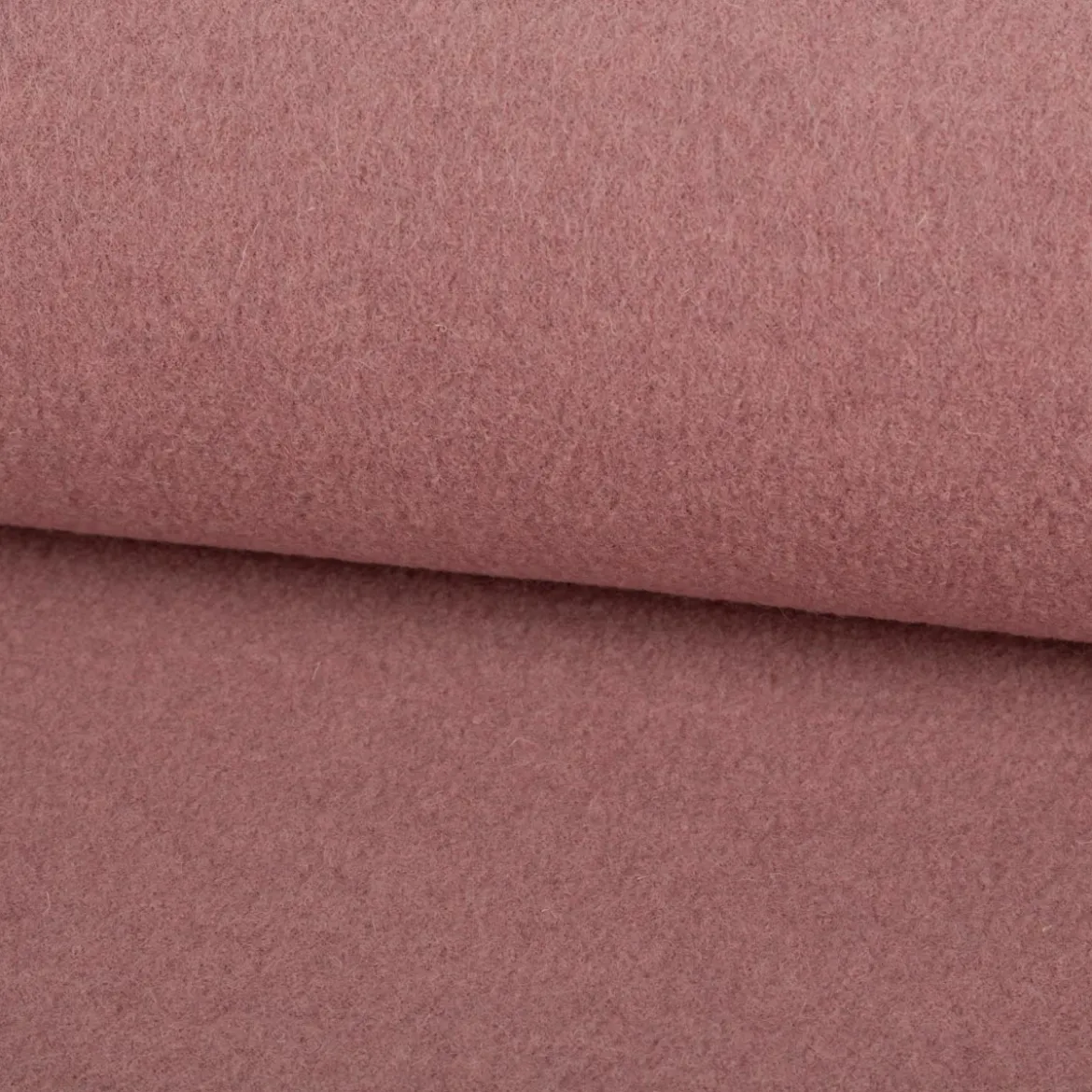 Wollstoff Walkloden aus reiner Schurwolle 410g/qm uni rosa 140cm Stoffbreite