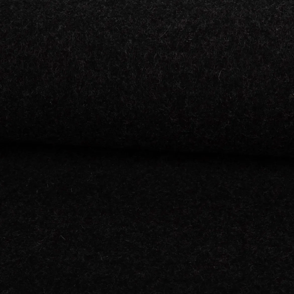 Wollstoff Walkloden aus reiner Schurwolle 410g/qm uni dunkelgrau 140cm Stoffbreite