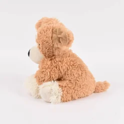 Wärmestofftier unser Welpe beige weiß 100% Hirse-Lavendelfüllung von Warmies®