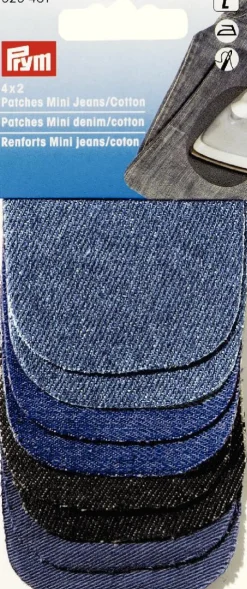 4x2 Patches Mini Jeans/Cotton sort.8x6cm
