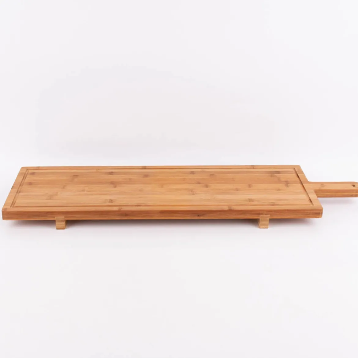 XXL Servierbrett Bambus natur 88x26x5cm