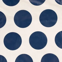 XXL Shopper Punkte aus recyceltem Material weiß blau 55x48x28cm