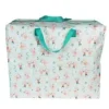 XXL Tasche Tanzmaus aus recyceltem Material blau orange 55x48x28cm