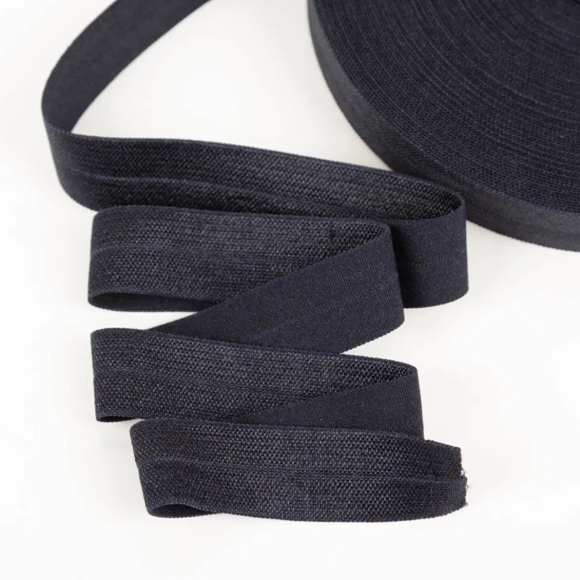 YKK elastisches Falzband / Falzgummi 20mm marine Meterware