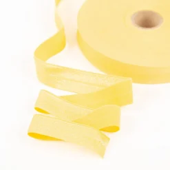 YKK elastisches Falzband / Falzgummi 20mm lemon Meterware