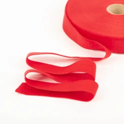 YKK elastisches Falzband / Falzgummi 20mm hochrot Meterware