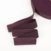 YKK elastisches Falzband / Falzgummi 20mm pflaume Meterware