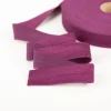 YKK elastisches Falzband / Falzgummi 20mm aubergine Meterware