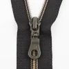 YKK Reißverschluss Kunststoff-Deko-Spirale teilbar 5mm 70cm lang in der Farbe schwarz