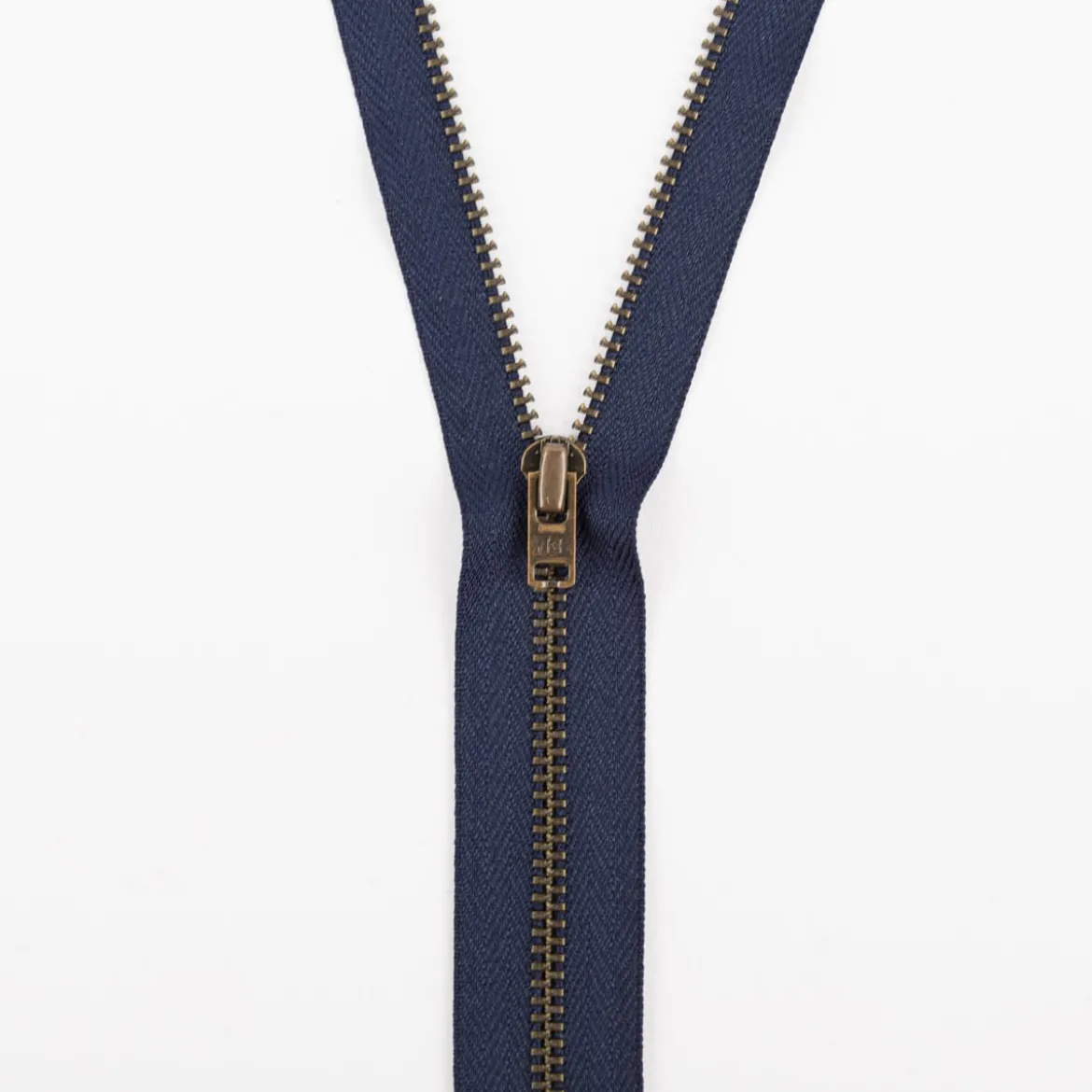 YKK Reißverschluss Metall antik gold nicht teilbar 3mm 8cm lang in versch. Farben