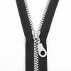 YKK Reißverschluss Vislon teilbar silber 5mm 80cm lang in der Farbe schwarz