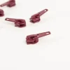YKK Schieber für Reißverschluss Meterware Kunststoffspirale 5mm in 3cm Breite Dunkelrot 1 Stk