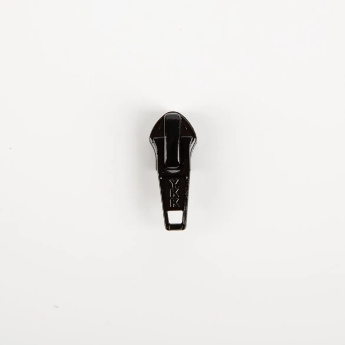 YKK Schieber Zipper für Reißverschluss Meterware Kunststoffspirale 5mm in 3cm Breite Schwarz 1 Stk