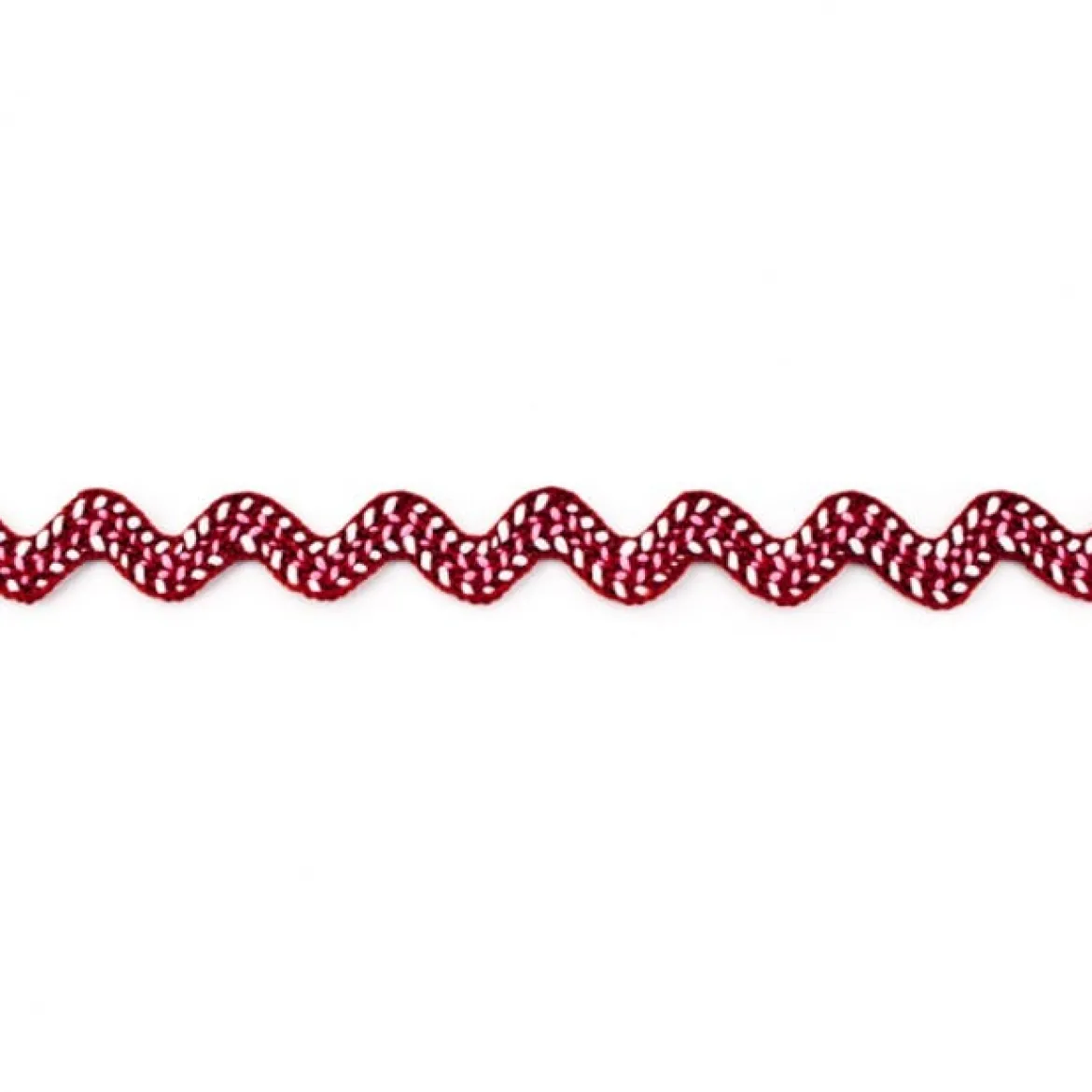 Zackenlitze Fantasie bordeaux 12mm