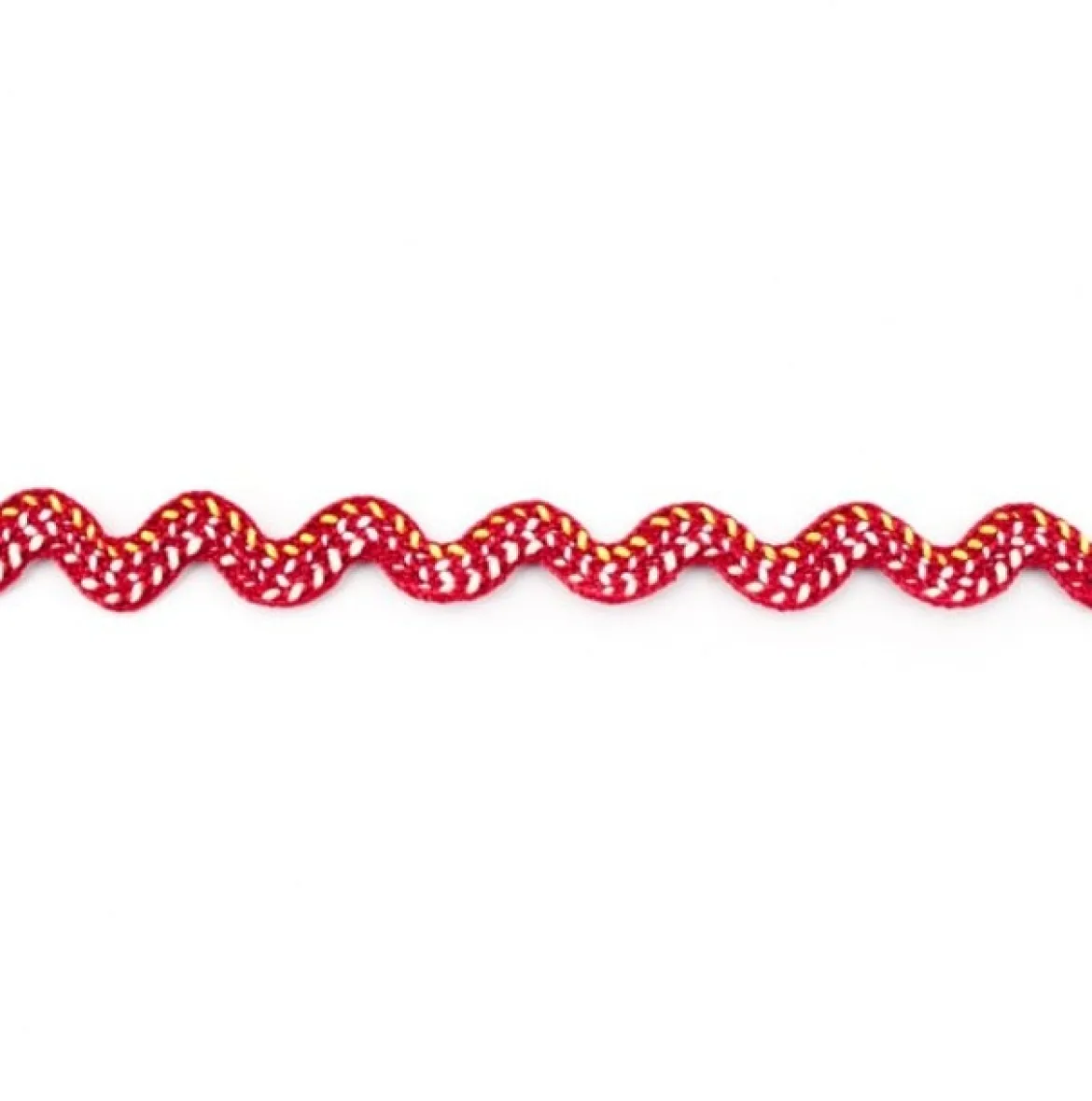 Zackenlitze Fantasie dunkelrot 12mm