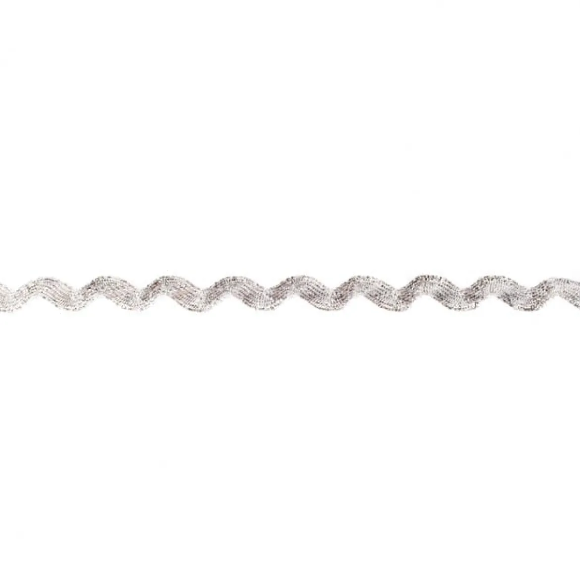 Zackenlitze silberfarbig breit 13mm