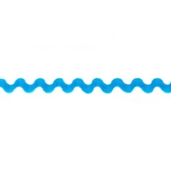 Zackenlitze Zierband blau Breite: 1cm