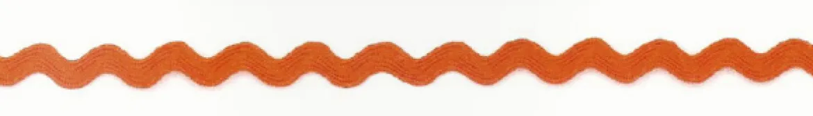 Zackenlitze Zierband orange Breite: 0,5cm
