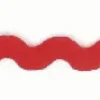 Zackenlitze Zierband rot Breite: 0,5cm