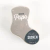 Zaubersocken Bester Papa grau Gr. 41-46 von La Vida