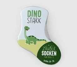 Zaubersocken Dinosaurier Lieblingssocken blau Gr. 29-35 von La Vida