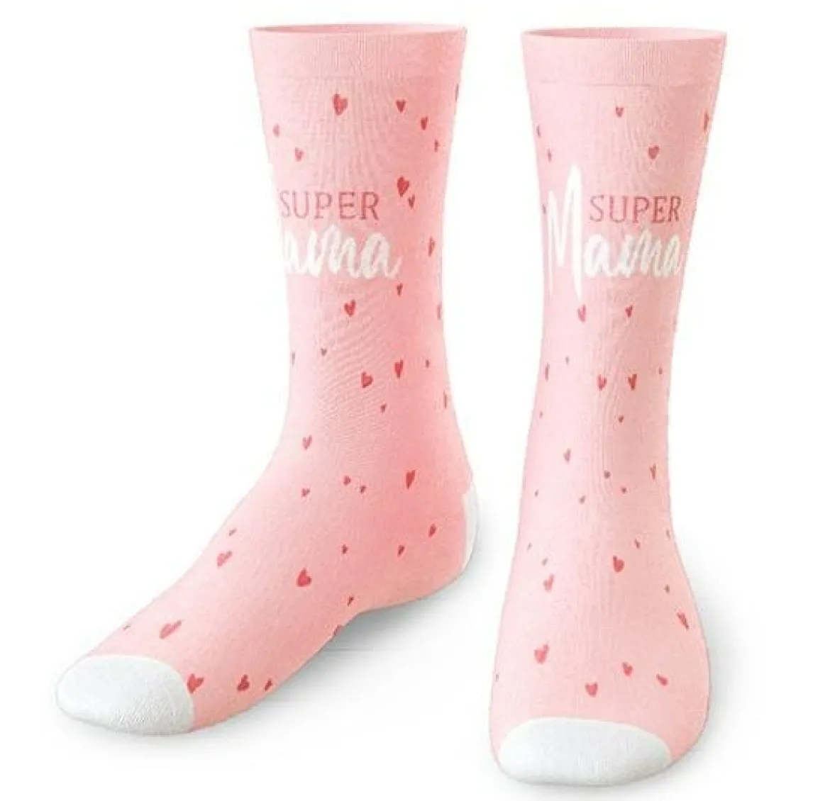 Zaubersocken Super Mama Lieblingssocken rosa Gr. 36-40 von La Vida