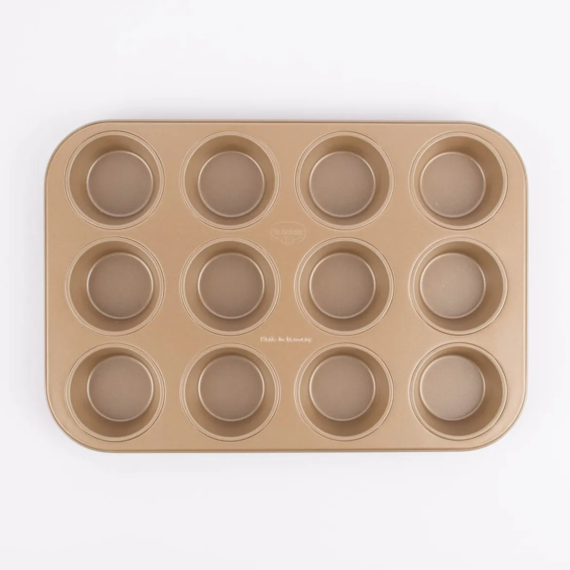 Zenker Muffinform antihaftbeschichtet Metall goldfarbig 38,5x26,5x3cm