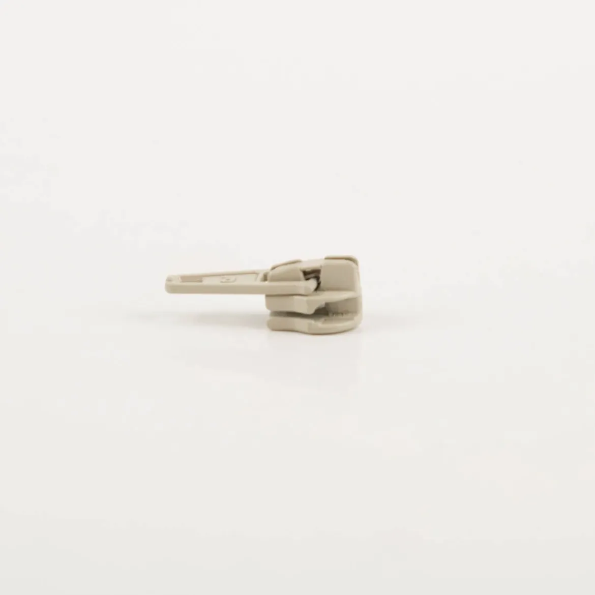 Zipper Beige lackiert Feinzinkdruckguss für Reißverschluss 25mm