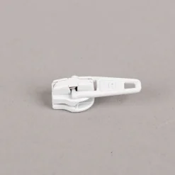 Zipper Weiß lackiert Feinzinkdruckguss für Reißverschluss 25mm