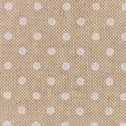 Zugluftstopper Leinenlook Basic Dot Pünktchen natur weiß verschiedene Größen von SCHÖNER LEBEN.