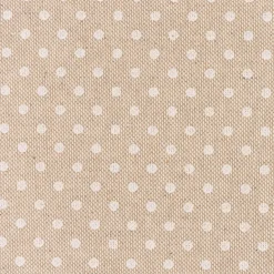 Zugluftstopper Leinenlook Basic Dot Pünktchen natur weiß verschiedene Größen von SCHÖNER LEBEN.